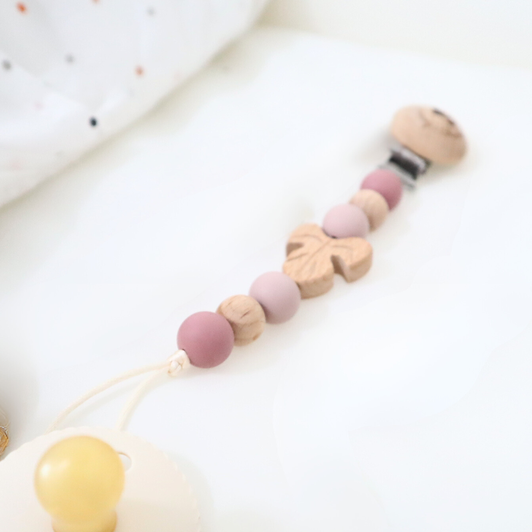 FRIGG Pacifier & Clip – Autumn Design