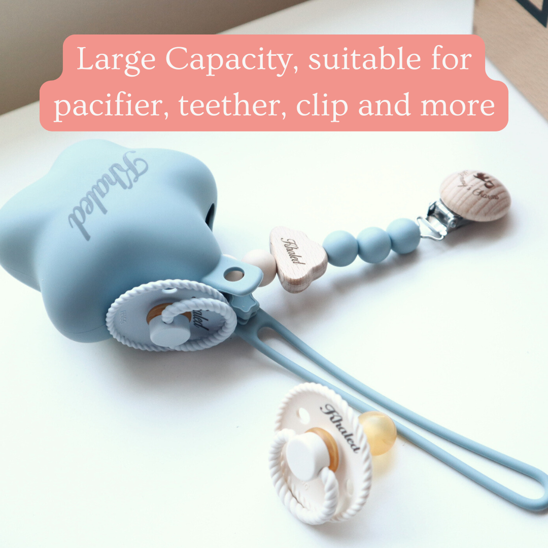 Personalized Baby Pacifier Case – Hygienic Dummy Storage