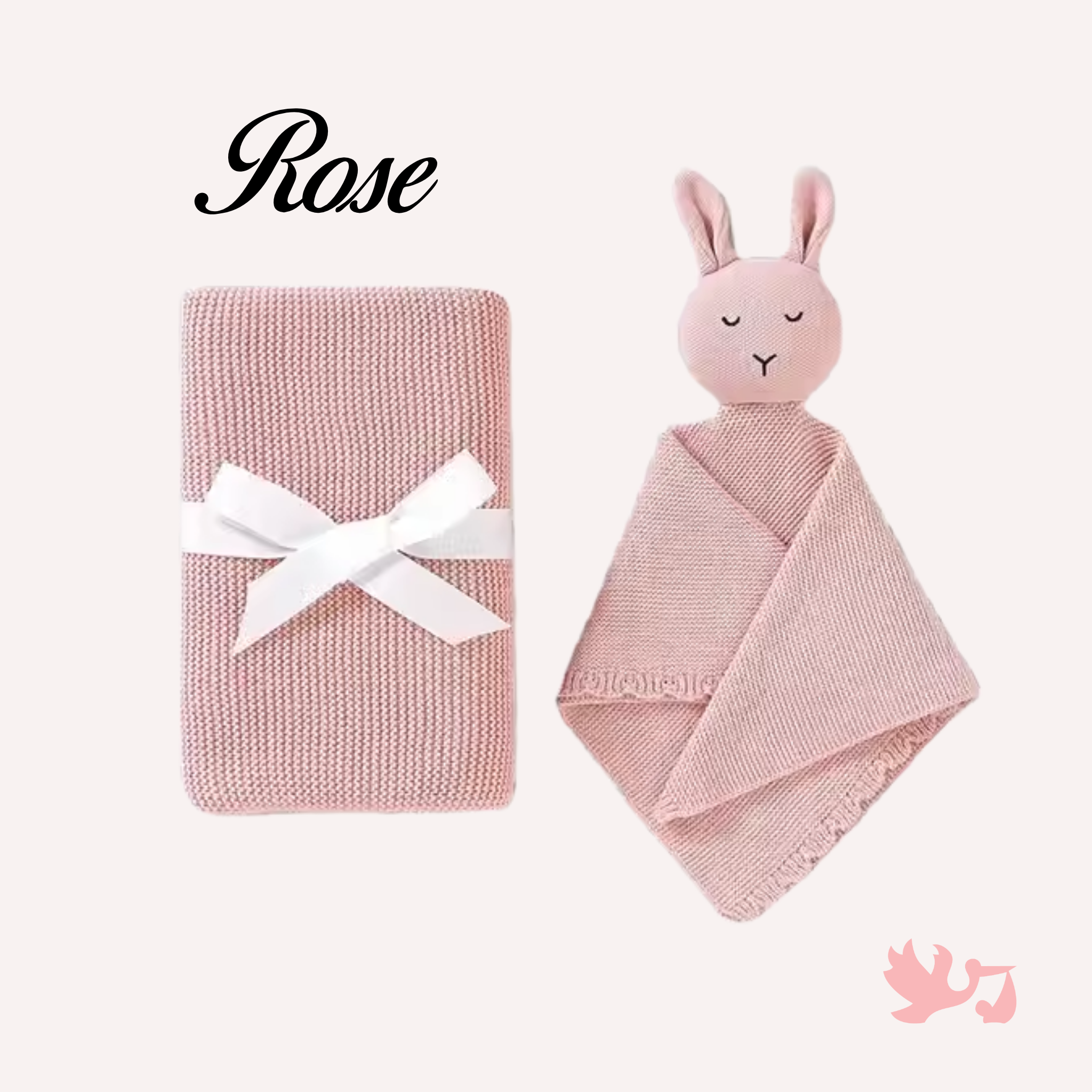 Personalized Baby Blanket & Bunny Comforter Set – Embroidered Name Soft Blanket - embroidered baby blanket by Mommy's Charms
